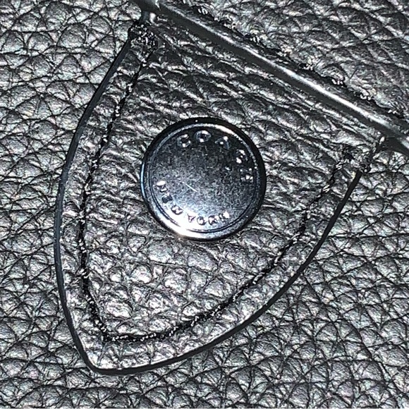 NEW! COACH Tablet Sleeve iPad Mini Black Pebbled Leather Snap Closure NWT! - Picture 13 of 14